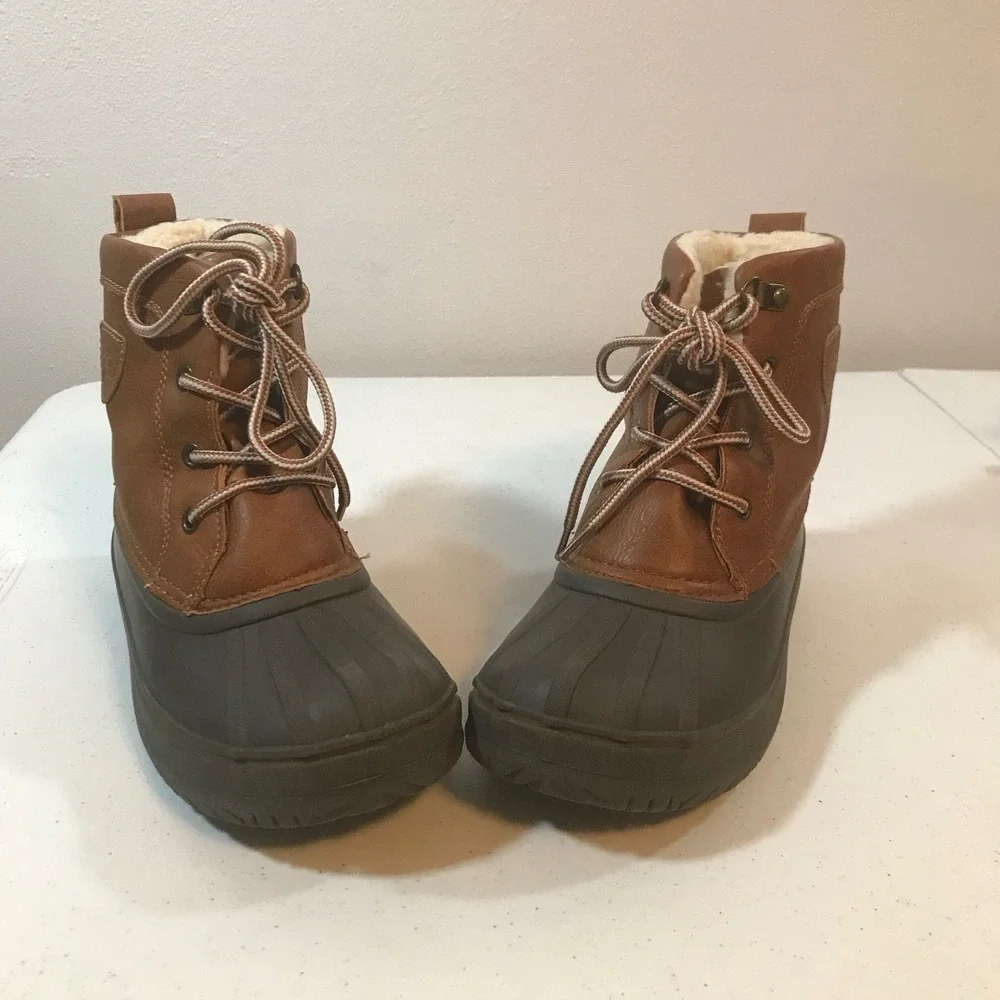 London Fog Warrington Snow  Youth Boys Size 3 M Casual Boots CL30613Y